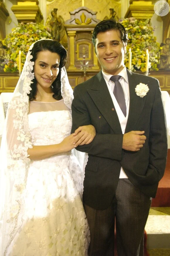  Cena de casamento da novela Ciranda de Pedra da TV Globo